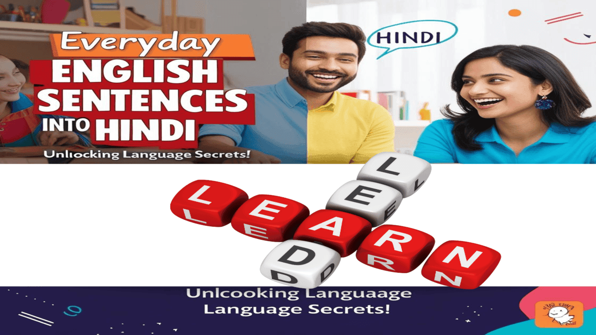 "Everyday English Sentences Translated into Hindi - Greeting Example"